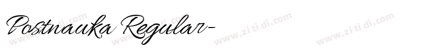 Postnauka Regular字体转换